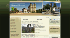 Desktop Screenshot of dubnadmoravou.cz