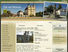 Tablet Screenshot of dubnadmoravou.cz